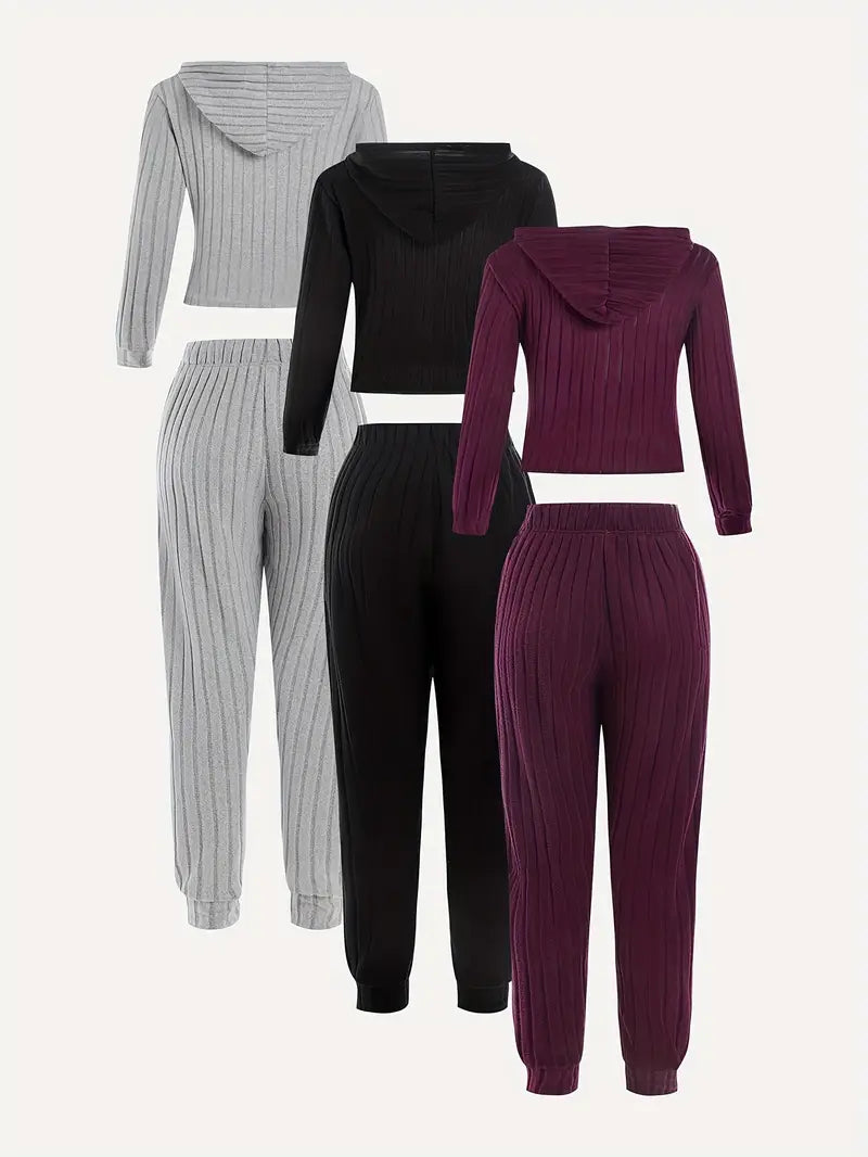 Set 3 Treninguri pentru Femei din Tricot 2026 Model