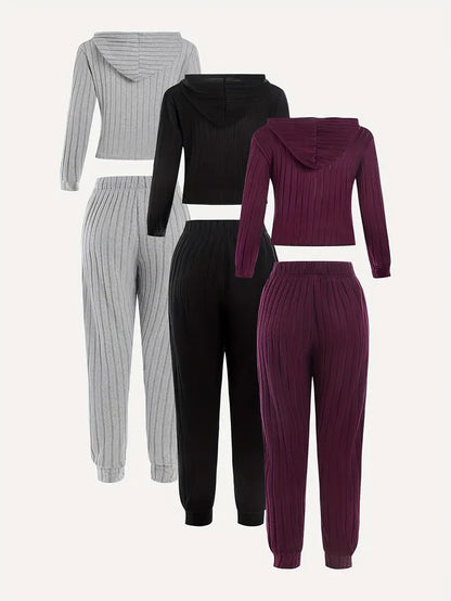 Set 3 Treninguri pentru Femei din Tricot 2026 Model