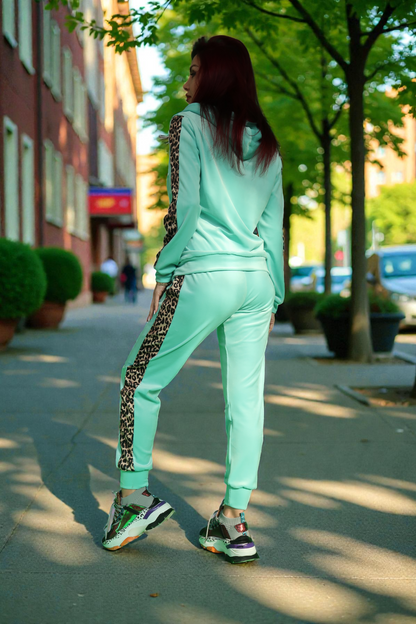 Trening Leopard pentru Femei 2026 Turcoaz