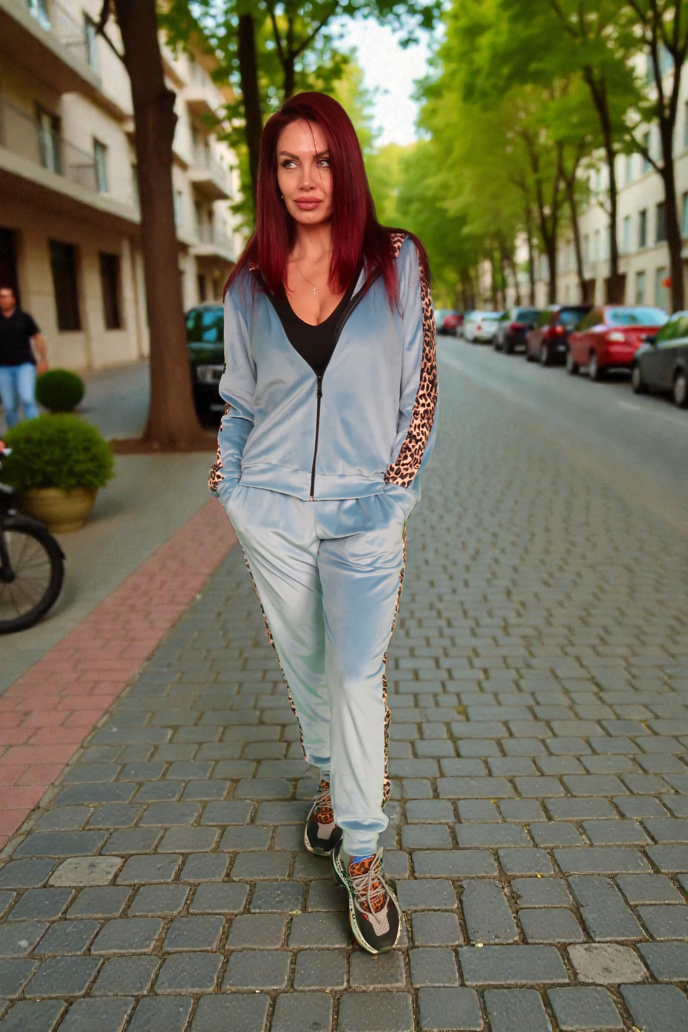 Trening Leopard pentru Femei 2026 Albastru