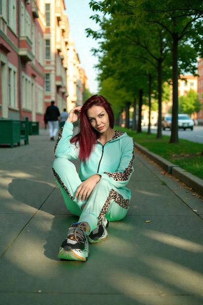 Trening Leopard pentru Femei 2026 Turcoaz